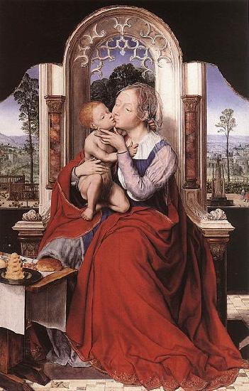 Quentin Matsys The Virgin Enthroned Norge oil painting art
